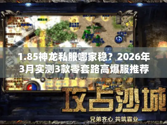 1.85神龙私服哪家稳？2026年3月实测3款零套路高爆服推荐