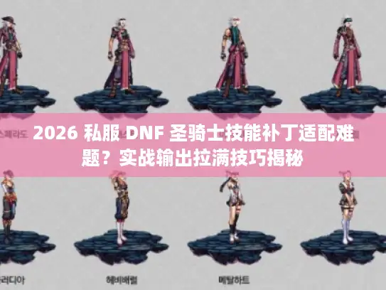 2026 私服 DNF 圣骑士技能补丁适配难题？实战输出拉满技巧揭秘