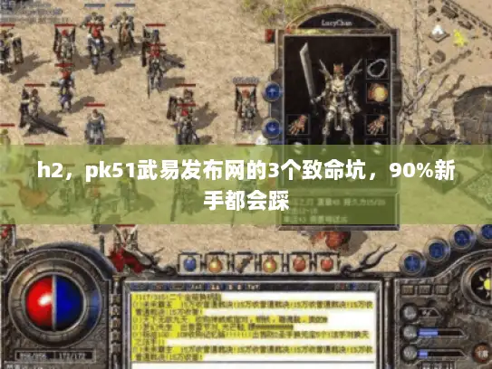 h2，pk51武易发布网的3个致命坑，90%新手都会踩
