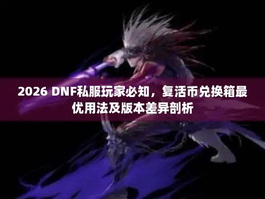 2026 DNF私服玩家必知，复活币兑换箱最优用法及版本差异剖析