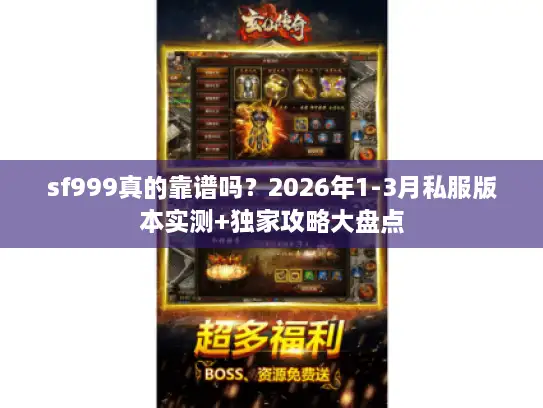sf999真的靠谱吗？2026年1-3月私服版本实测+独家攻略大盘点