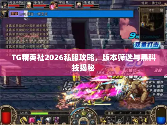 TG精英社2026私服攻略,版本筛选与黑科技揭秘 TG精英社2026私服攻略,版本筛选与黑科技揭秘