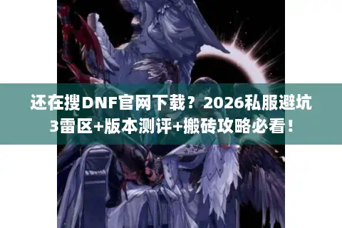 还在搜DNF官网下载？2026私服避坑3雷区+版本测评+搬砖攻略必看！