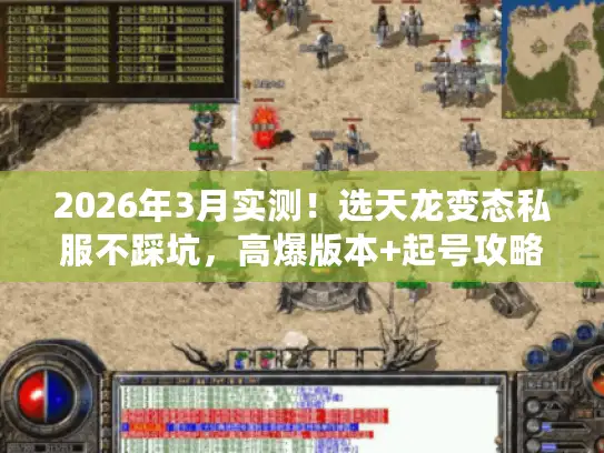 2026年3月实测！选天龙变态私服不踩坑，高爆版本+起号攻略来了