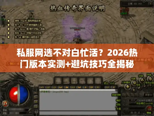 私服网选不对白忙活？2026热门版本实测+避坑技巧全揭秘