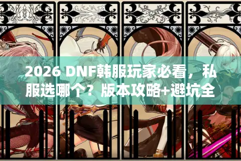 2026 DNF韩服玩家必看,私服选哪个?版本攻略+避坑全解析 2026 DNF韩服玩家必看,私服选哪个?版本攻略+避坑全解析
