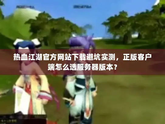 热血江湖官方网站下载避坑实测，正版客户端怎么选服务器版本？
