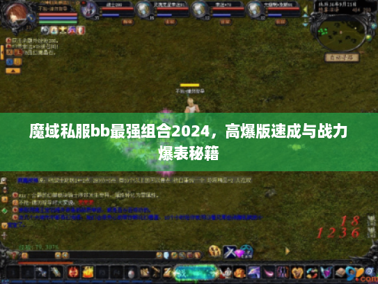 魔域私服bb最强组合2024，高爆版速成与战力爆表秘籍