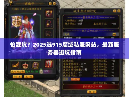 怕踩坑？2025选915魔域私服网站，最新服务器避坑指南