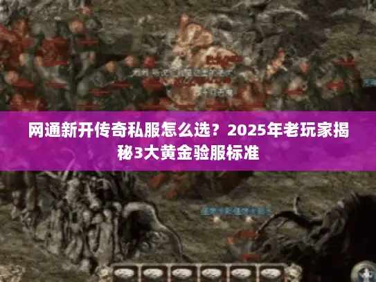 网通新开传奇私服怎么选?2025年老玩家揭秘3大黄金验服标准 网通新开传奇私服怎么选?2025年老玩家揭秘3大黄金验服标准