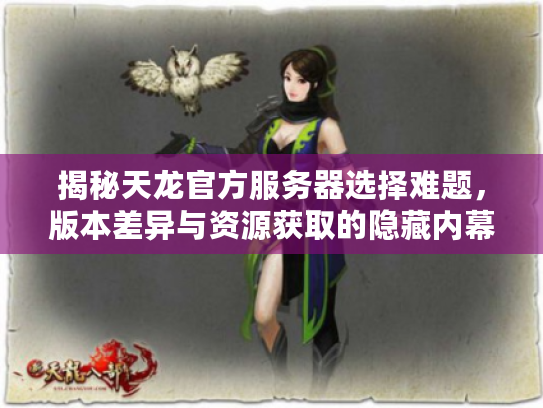 揭秘天龙官方服务器选择难题，版本差异与资源获取的隐藏内幕