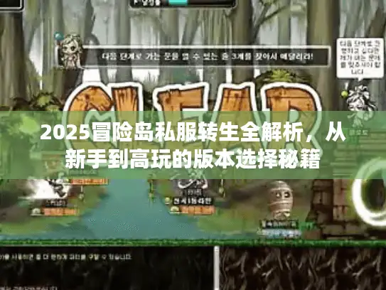 2025冒险岛私服转生全解析，从新手到高玩的版本选择秘籍