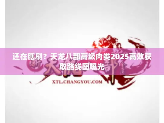 还在瞎刷?天龙八部高级肉类2025高效获取路线图曝光 还在瞎刷?天龙八部高级肉类2025高效获取路线图曝光