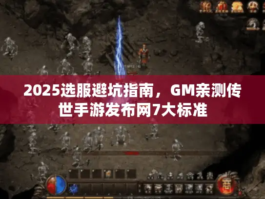 2025选服避坑指南，GM亲测传世手游发布网7大标准