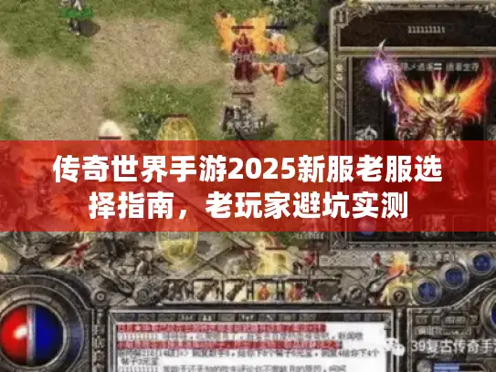 传奇世界手游2025新服老服选择指南，老玩家避坑实测