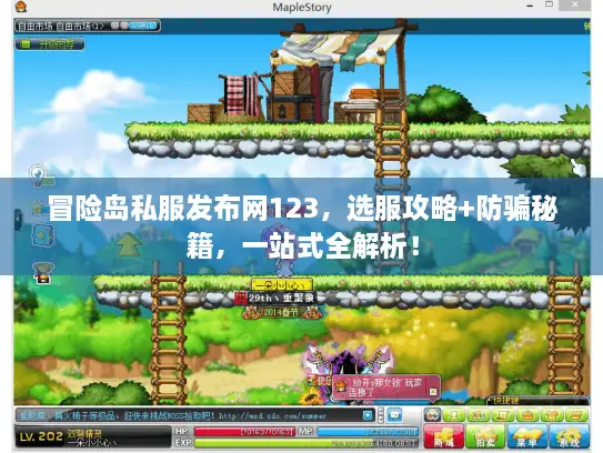 冒险岛私服发布网123，选服攻略+防骗秘籍，一站式全解析！