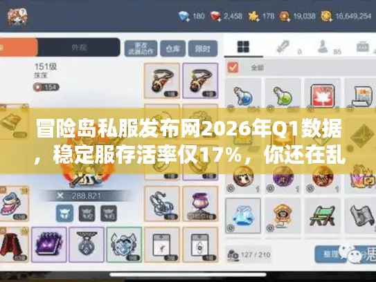冒险岛私服发布网2026年Q1数据,稳定服存活率仅17%,你还在乱选服务器? 冒险岛私服发布网2026年Q1数据,稳定服存活率仅17%,你还在乱选服务器?
