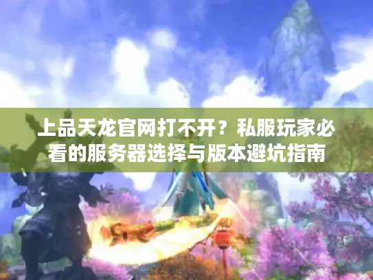 上品天龙官网打不开？私服玩家必看的服务器选择与版本避坑指南