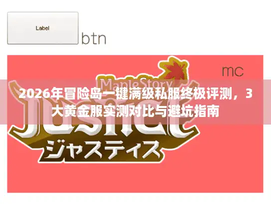 2026年冒险岛一键满级私服终极评测，3大黄金服实测对比与避坑指南
