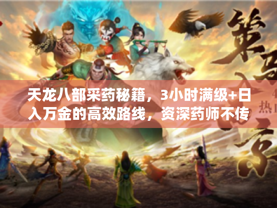 天龙八部采药秘籍，3小时满级+日入万金的高效路线，资深药师不传之秘