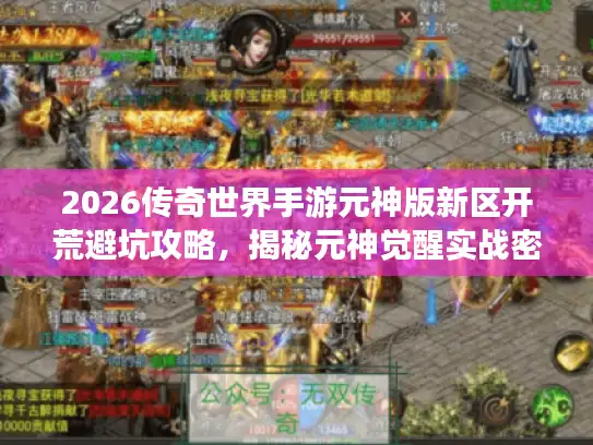 2026传奇世界手游元神版新区开荒避坑攻略,揭秘元神觉醒实战密码 2026传奇世界手游元神版新区开荒避坑攻略,揭秘元神觉醒实战密码