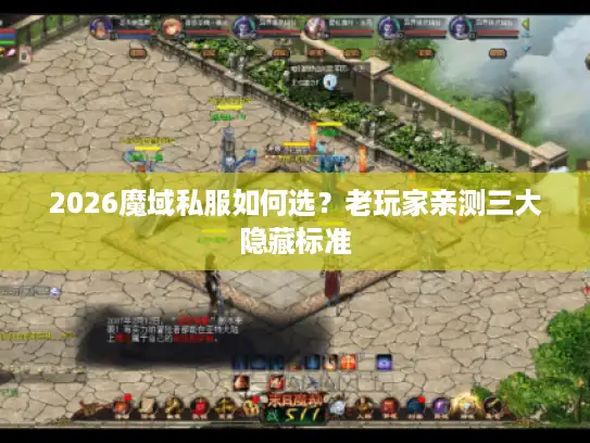 2026魔域私服如何选？老玩家亲测三大隐藏标准
