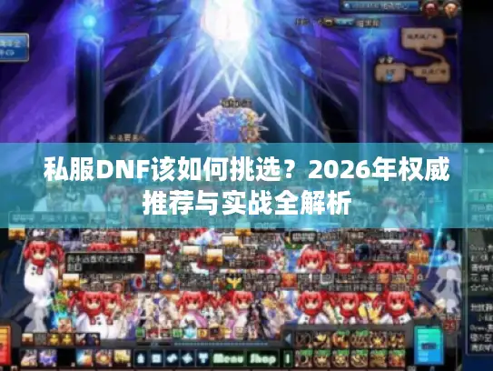 私服DNF该如何挑选？2026年权威推荐与实战全解析