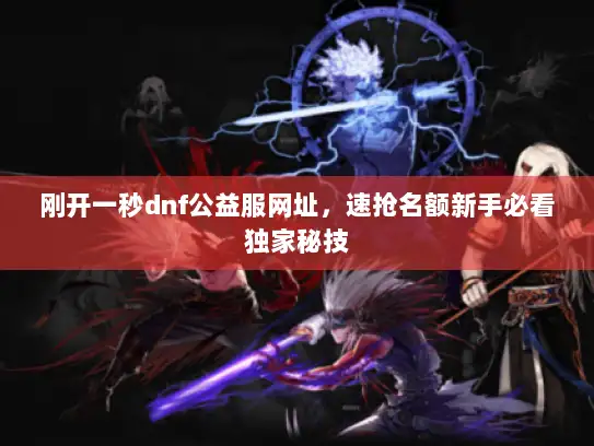 刚开一秒dnf公益服网址，速抢名额新手必看独家秘技
