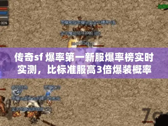 传奇sf 爆率第一新服爆率榜实时实测，比标准服高3倍爆装概率是否真实？