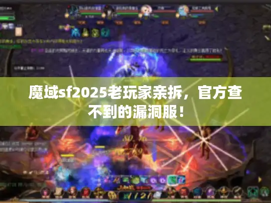 魔域sf2025老玩家亲拆，官方查不到的漏洞服！