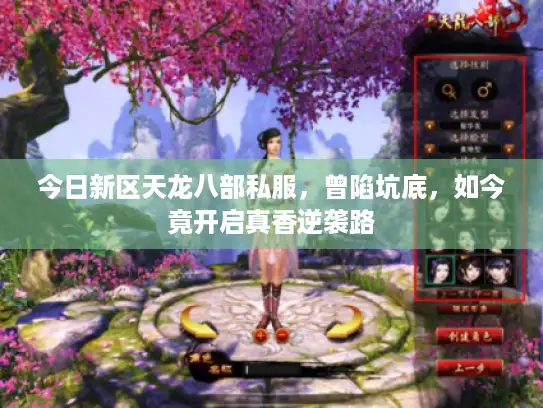 今日新区天龙八部私服，曾陷坑底，如今竟开启真香逆袭路