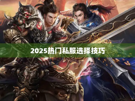 2025热门私服选择技巧