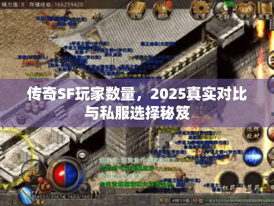 传奇SF玩家数量，2025真实对比与私服选择秘笈