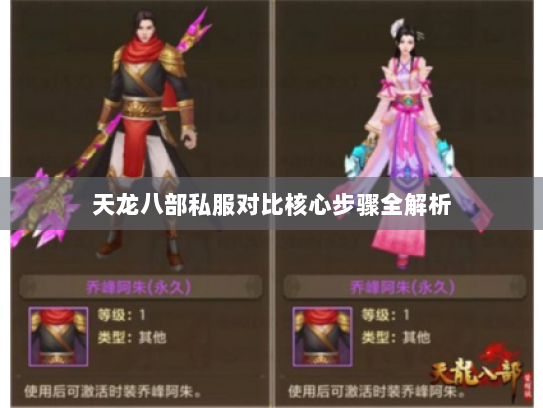 天龙八部私服对比核心步骤全解析
