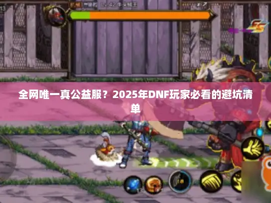 全网唯一真公益服？2025年DNF玩家必看的避坑清单