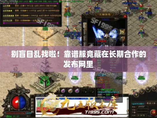 别盲目乱找啦！靠谱服竟藏在长期合作的发布网里