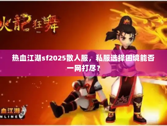 热血江湖sf2025散人服，私服选择困境能否一网打尽？