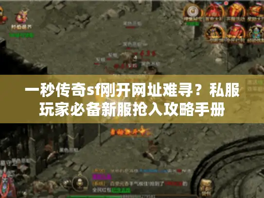 一秒传奇sf刚开网址难寻？私服玩家必备新服抢入攻略手册