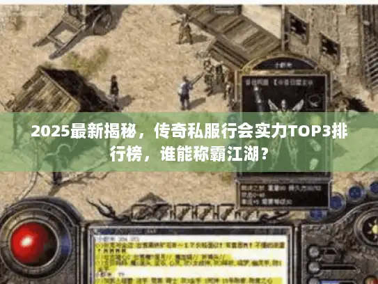 2025最新揭秘，传奇私服行会实力TOP3排行榜，谁能称霸江湖？