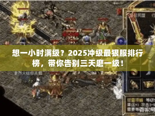 想一小时满级?2025冲级最狠服排行榜,带你告别三天磨一级! 想一小时满级?2025冲级最狠服排行榜,带你告别三天磨一级!