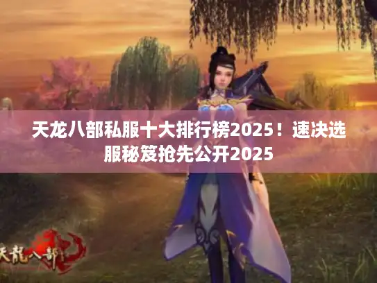 天龙八部私服十大排行榜2025！速决选服秘笈抢先公开2025
