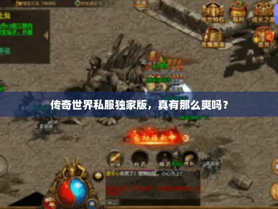 传奇世界私服独家版，真有那么爽吗？