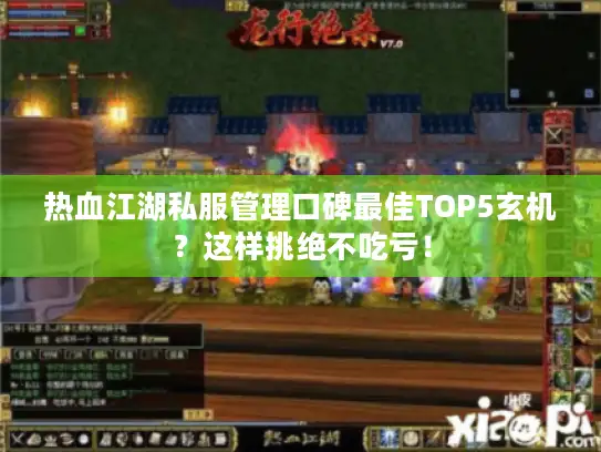 热血江湖私服管理口碑最佳TOP5玄机？这样挑绝不吃亏！