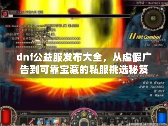 dnf公益服发布大全，从虚假广告到可靠宝藏的私服挑选秘笈