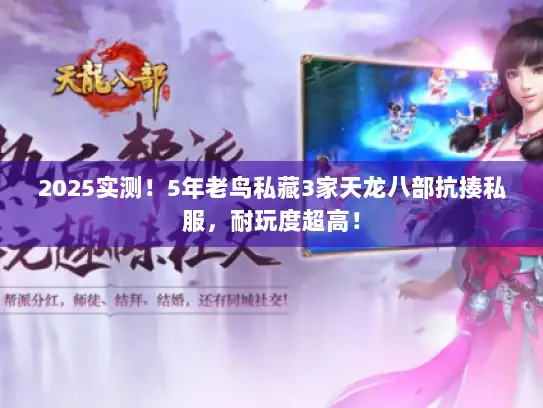 2025实测!5年老鸟私藏3家天龙八部抗揍私服,耐玩度超高! 2025实测!5年老鸟私藏3家天龙八部抗揍私服,耐玩度超高!