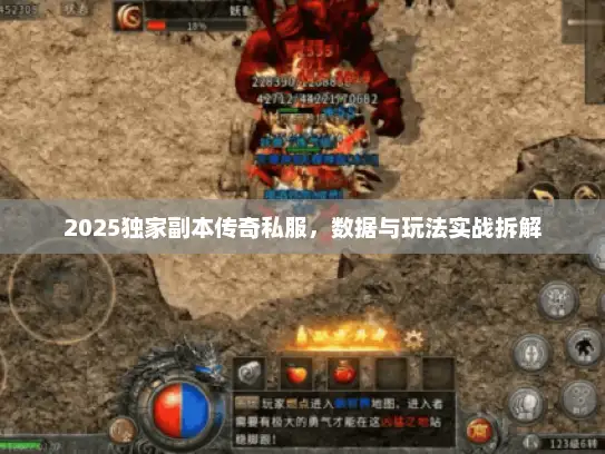 2025独家副本传奇私服，数据与玩法实战拆解