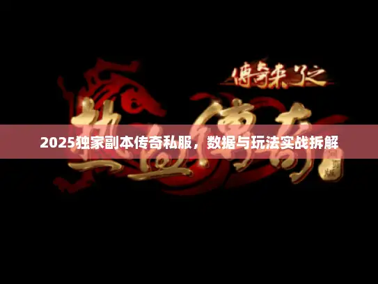 2025独家副本传奇私服，数据与玩法实战拆解