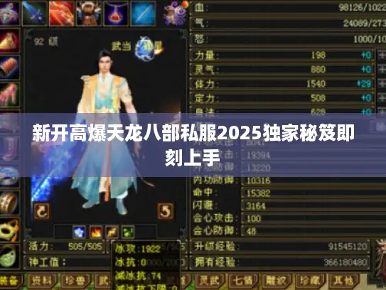 新开高爆天龙八部私服2025独家秘笈即刻上手