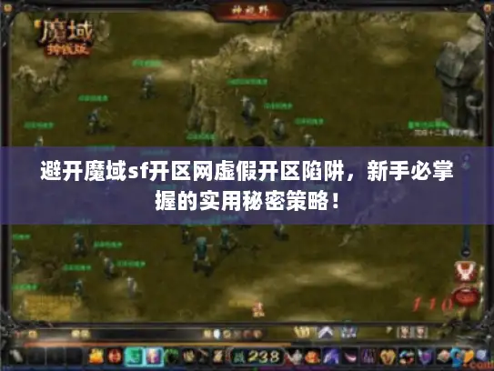 避开魔域sf开区网虚假开区陷阱，新手必掌握的实用秘密策略！