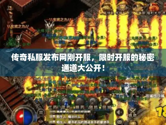 传奇私服发布网刚开服,限时开服的秘密通道大公开! 传奇私服发布网刚开服,限时开服的秘密通道大公开!